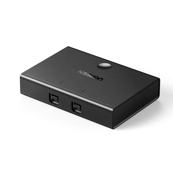 UGREEN USB Switch Selector, KM Switcher Box 2x1 Out USB 2.0 Sharing Switch Hub -  30345
