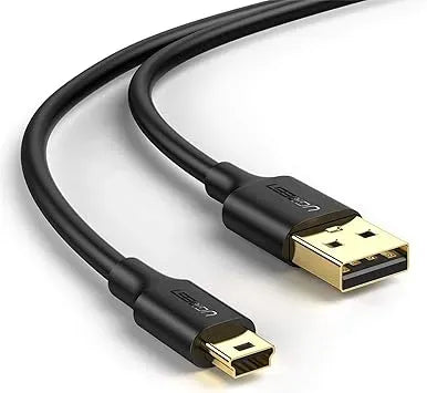 UGREEN USB 2.0 A Male to Mini 5 Pin Male Cable 1m (Black) -  10355