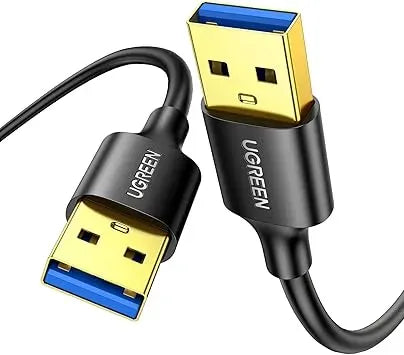 UGREEN USB-A 3.0 Male to Male Cable 0.5m (Black) - 10369