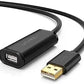 Ugreen USB 2.0 Active Extension Cable with Chipset 10m Black 10321