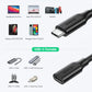 Cable Ugreen USB C/M To USB C/F Extension 1M Black 10387