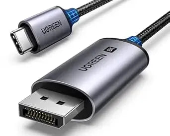 UGREEN USB C to DisplayPort 1.4 Adapter Cable 4K@240Hz,8K@60Hz 10cm - 15575