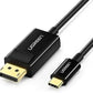 UGREEN USB Type C to DP Cable 1.5m - 50994