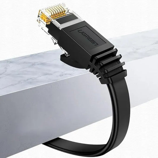UGREEN Cat 6 U/UTP Lan Flat Cable 1m (Black) -  50173