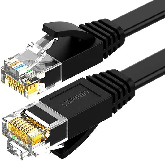 UGREEN Cat 6 U/UTP Lan Flat Cable 2m (Black) -  50174