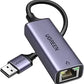 UGREEN USB 3.0 to RJ45 Ethernet Adapter Aluminum Case 10/100/1000 -  50922
