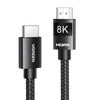 Cable Ugreen HDMI 8K Male To Male Braided Black 5M 80405