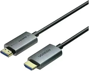 UGREEN HDMI 2.1 Fiber Optic Cable 8K@60Hz  Male to Male Aluminum Shell 10m -  55504