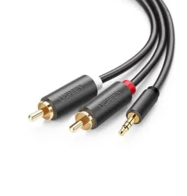 UGREEN 3.5mm Male to 2 RCA Male Audio Cable 3m (Gray) - 10512