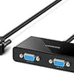 UGREEN VGA Splitter 1 In 2 Out Full HD 1080p Video Duplicator 1 VGA Input 2 VGA Outputs -  20918
