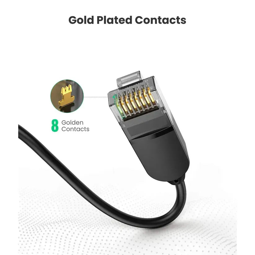 UGREEN CAT 6A Pure Copper Ethernet Cable OD2.8 10m (Black) -  70656