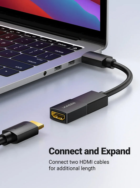UGREEN HDMI Female to Female Adapter (Black) - 20107