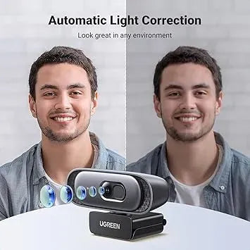 UGREEN 2K Ultra HD Webcam with Auto-Focus & Dual Mics (35626)