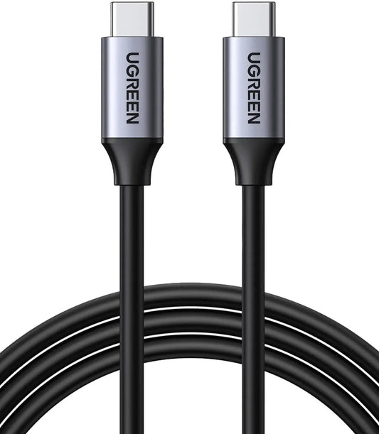Cable Ugreen USB 3.1 type C Male to type C Male Nickel Plat Alum Shell 1.5m Gray 50751