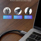 Cable Ugreen USB 3.1 type C Male to type C Male Nickel Plat Alum Shell 1.5m Gray 50751