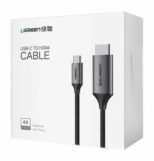 Ugreen-USB C to HDMI-Male Cable Aluminum Shell-1.5m-50570