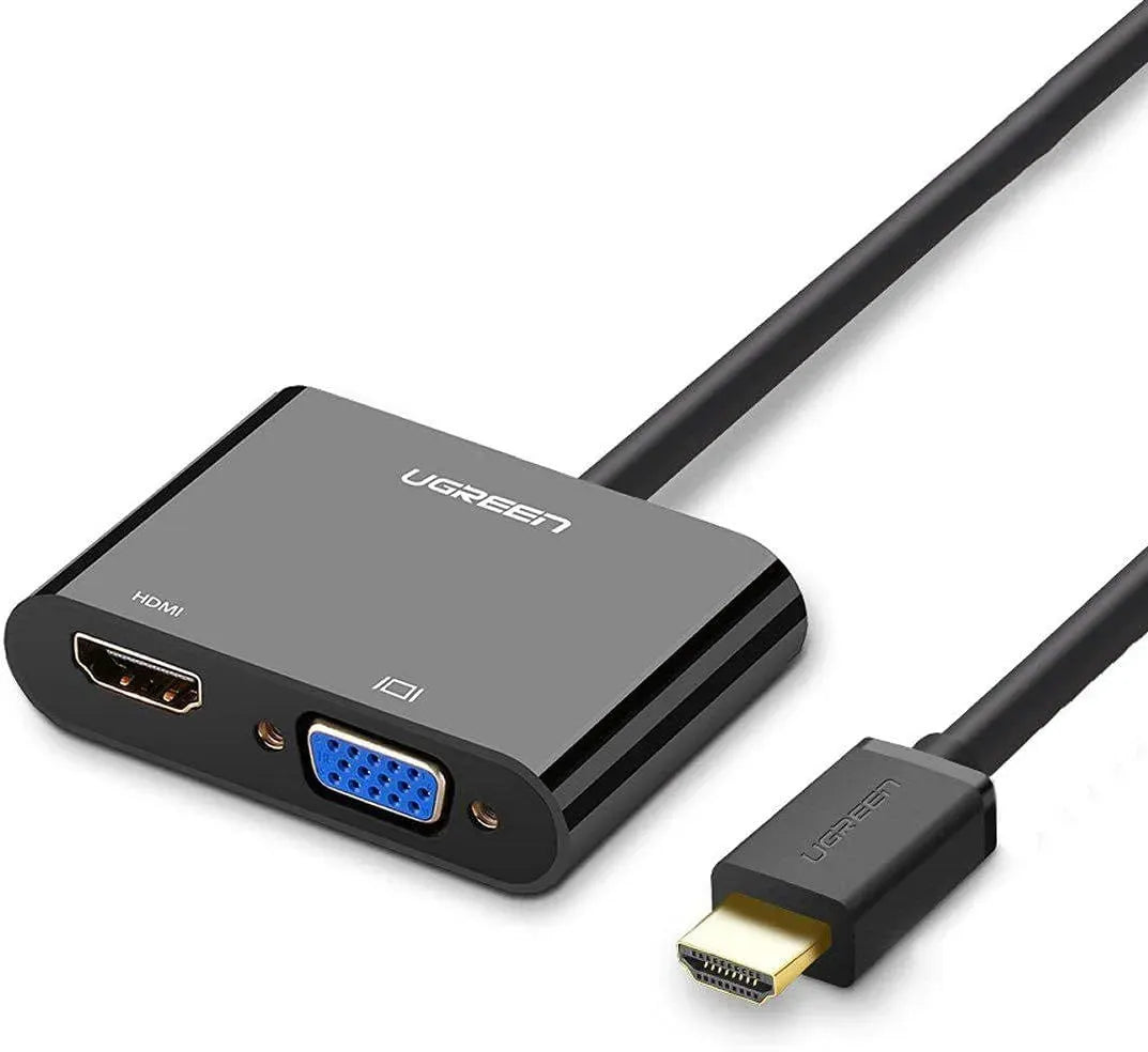 Converter Ugreen CM101 HDMI to VGA+ HDMI Converter 40744