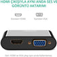 Converter Ugreen CM101 HDMI to VGA+ HDMI Converter 40744