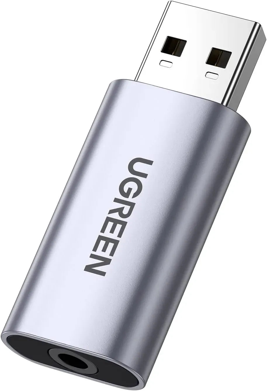 Ugreen-CM383-USB 2.0 to 3.5mm-Audio Adapter-80864