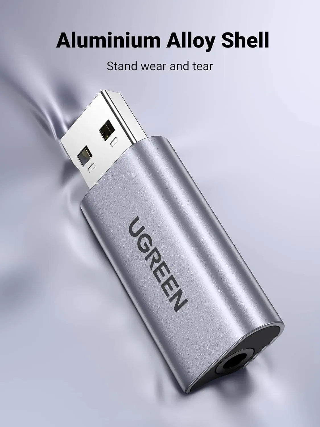 Ugreen-CM383-USB 2.0 to 3.5mm-Audio Adapter-80864