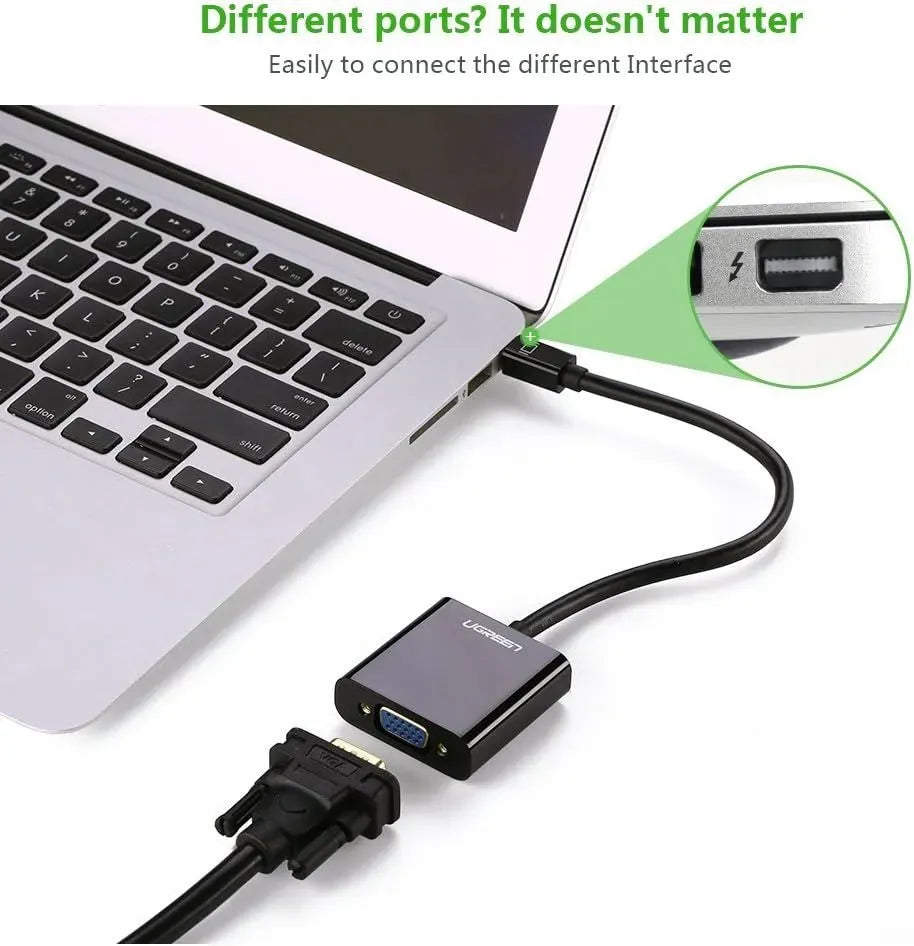 Converter Ugreen MD 113 Mini DP to VGA Female Converter without Audio 10459