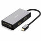 Ugreen-mini DP to HDMI/VGA/DVI Converter-Black-20418