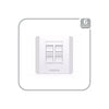 UGreen-Quadruple-Port Wall Plate 1 pc-80443