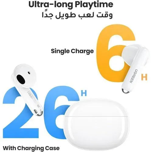 Ugreen Wireless Earbuds White HiTune H5 WS201 15612