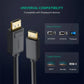UGREEN DP Male to Male Cable Support 4K@60Hz;  2K@144Hz 2m (Black)-10211