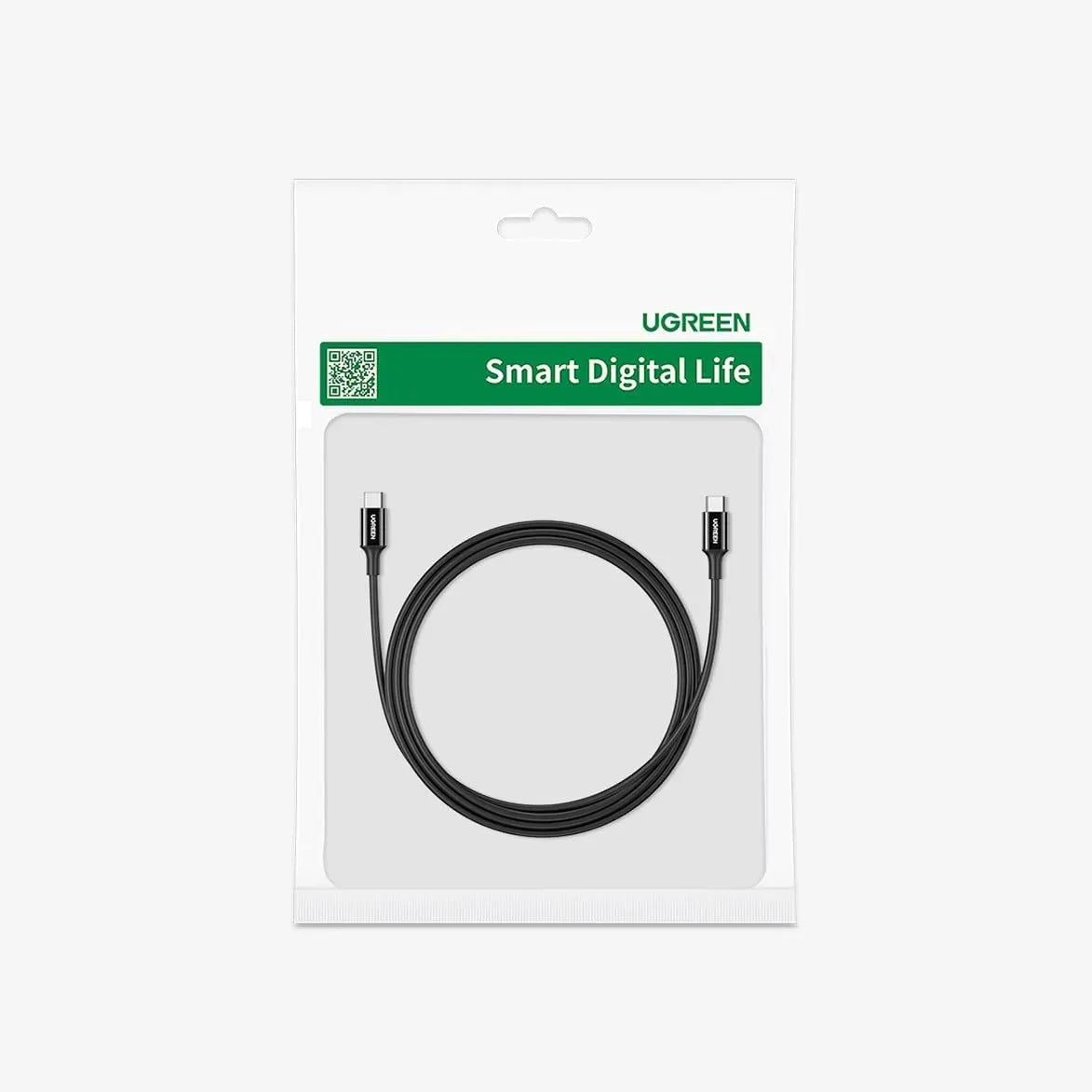 Cable Ugreen Type C To Type C 100w 2M Black 80372