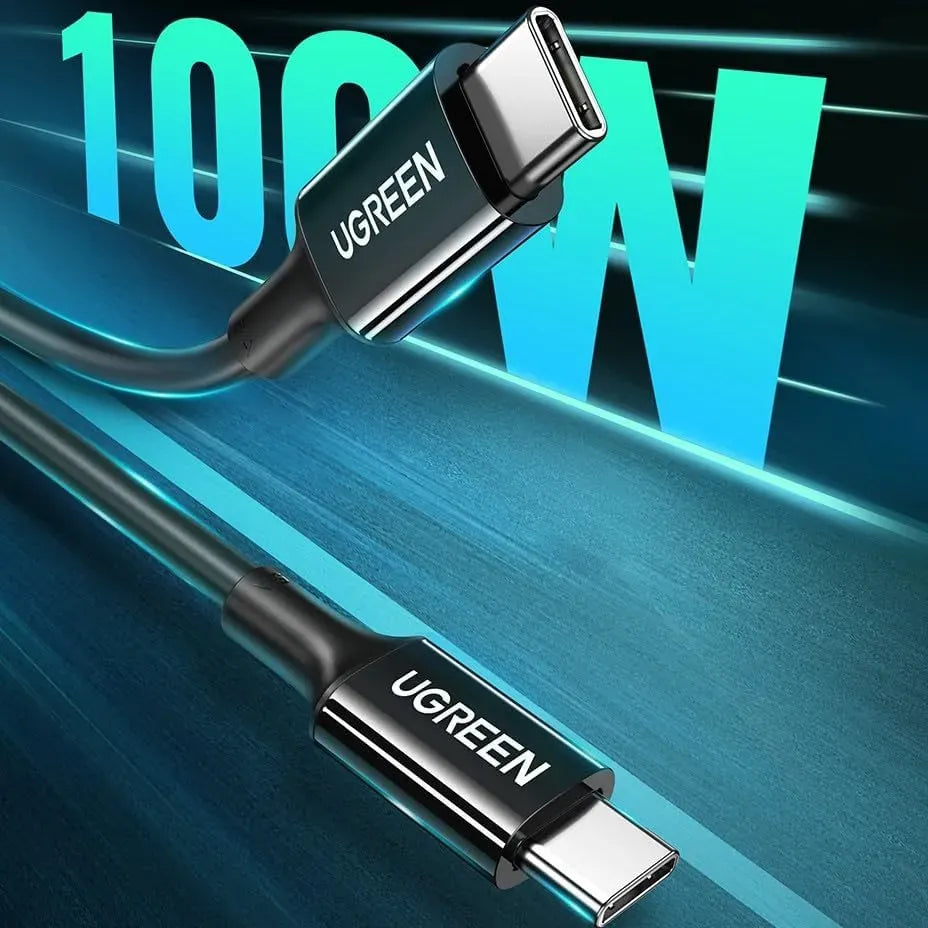 Cable Ugreen Type C To Type C 100w 2M Black 80372
