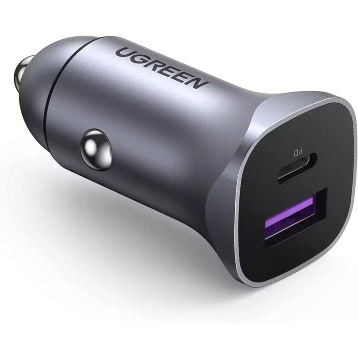 Ugreen MOB Charger Ugreen Fast Car Charger 30W 2Ports Grey 40858