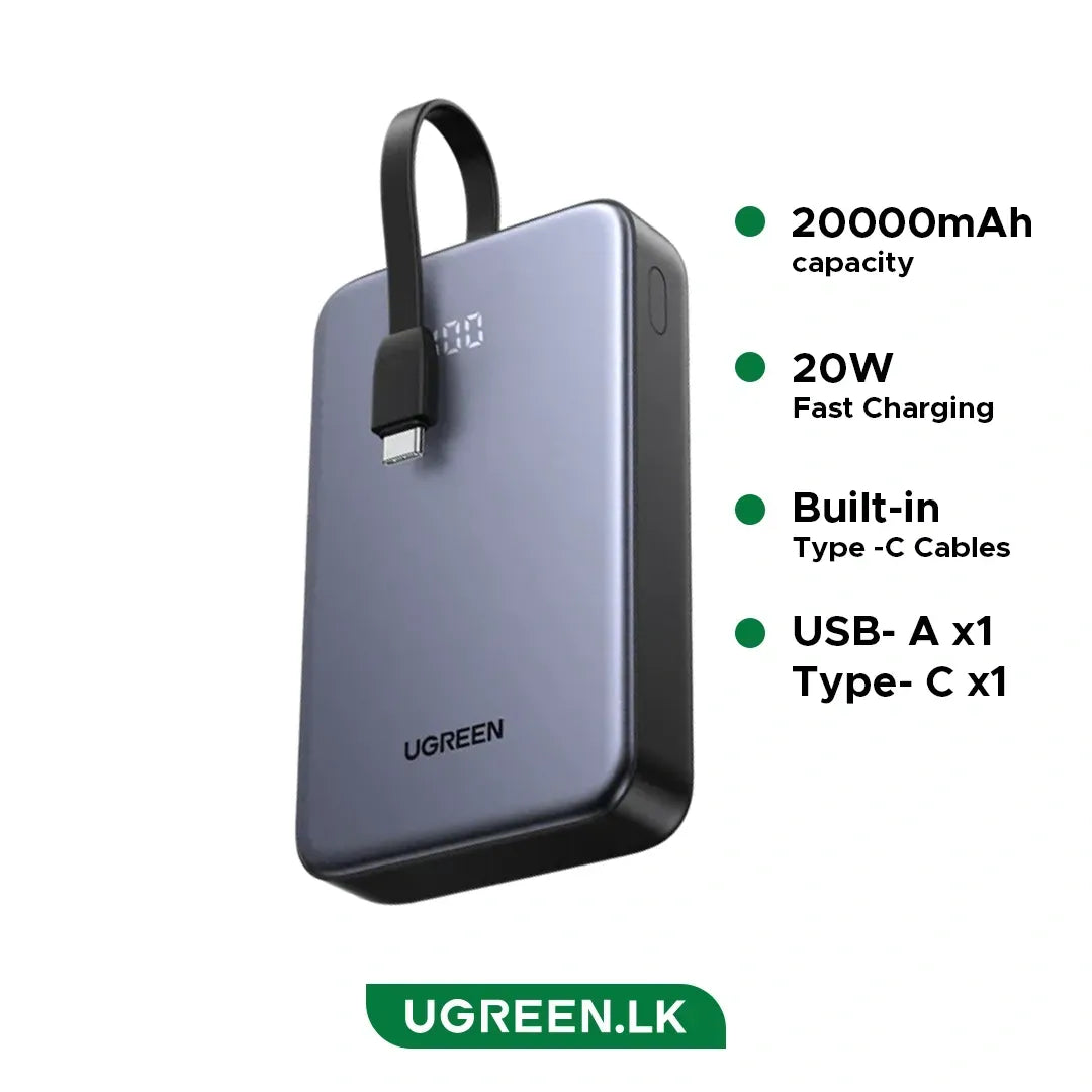 UGREEN PB505 20000mAh 22.5W Power Bank (45762)