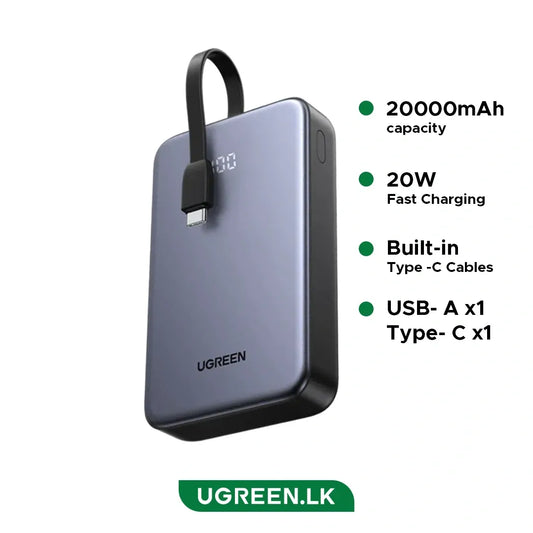 UGREEN PB505 20000mAh 22.5W Power Bank (45762)