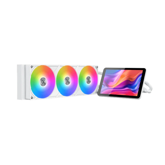 XIGMATEK CONNECT PRO 360 ARGB 7INCH LCD LIQUID ARCTIC
