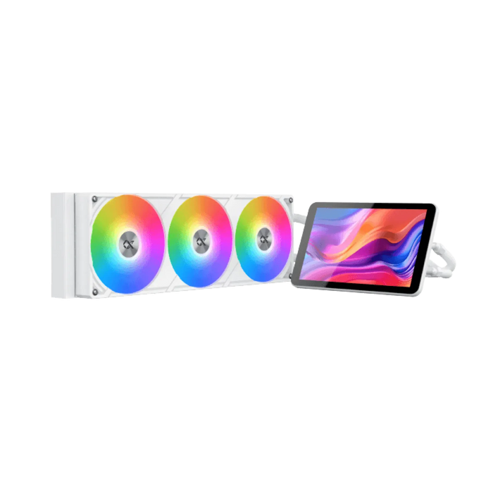XIGMATEK CONNECT PRO 360 ARGB 7INCH LCD LIQUID ARCTIC