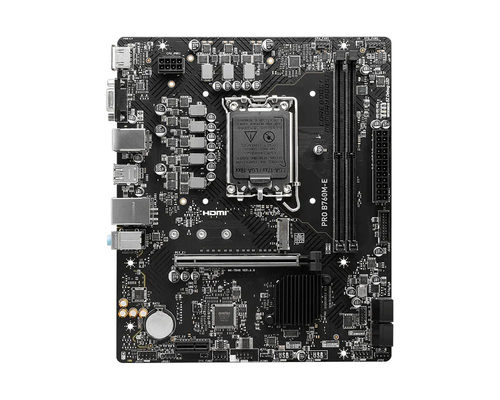 MSI PRO B760M-E DDR5