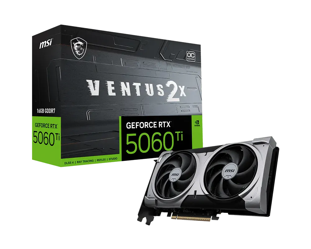 MSI RTX 5060 TI VENTUS 2X OS PLUS 16G GDDR7