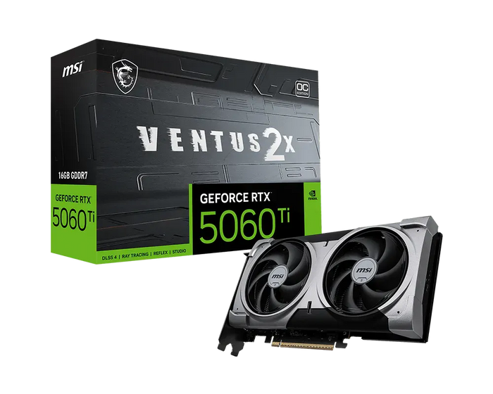 MSI RTX 5060 TI VENTUS 2X OS PLUS 16G GDDR7