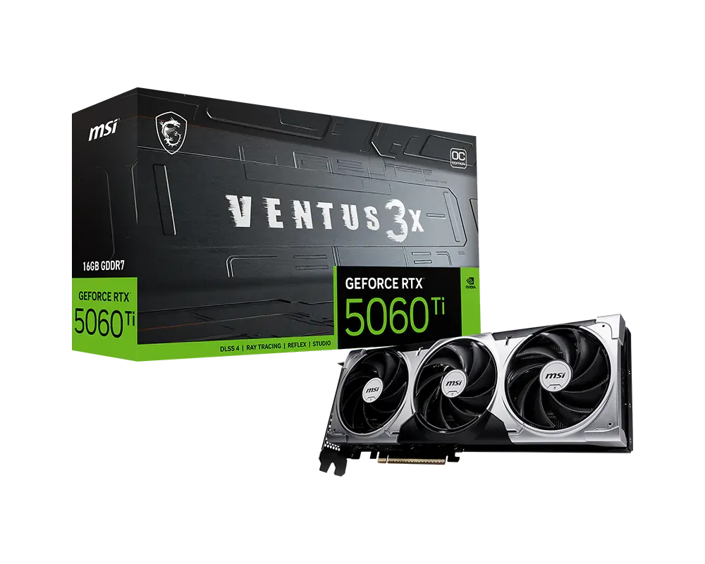 MSI RTX 5060 TI VENTUS 3X OS 16G GDDR7