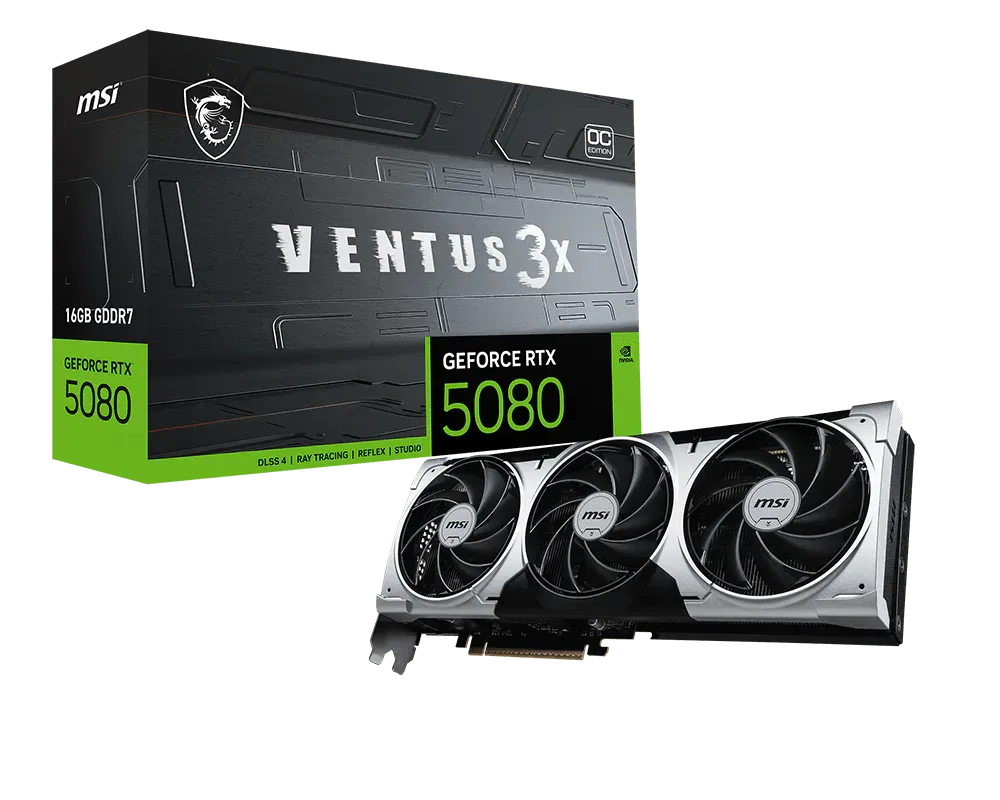 MSI RTX 5080 VENTUS 3X OC PLUS 16GB GDDR7