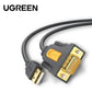 Ugreen-RS232 DB9-Adapter Cable 3m-Black-20147