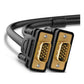 Cable Ugreen RS232 DB9 Adapter male to male 1.5m Black 20153