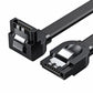 Ugreen-US217 Angled SATA3-Data Cable 0.5m-Black-30797
