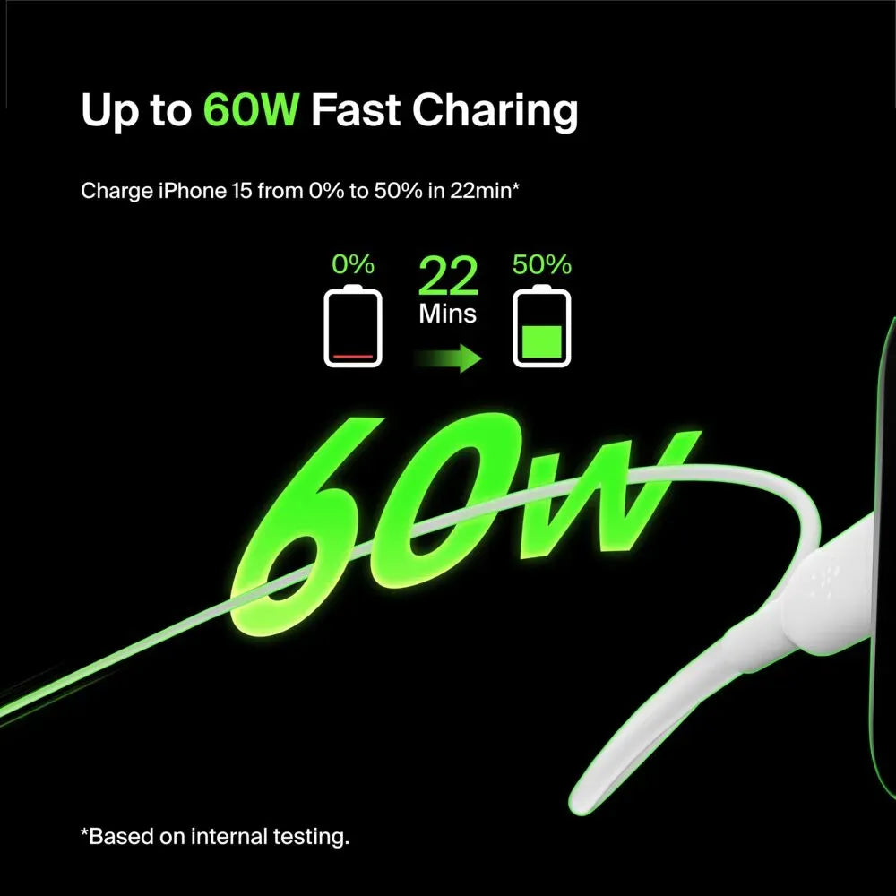 Cable Belkin USB C To USB C 60W 1M