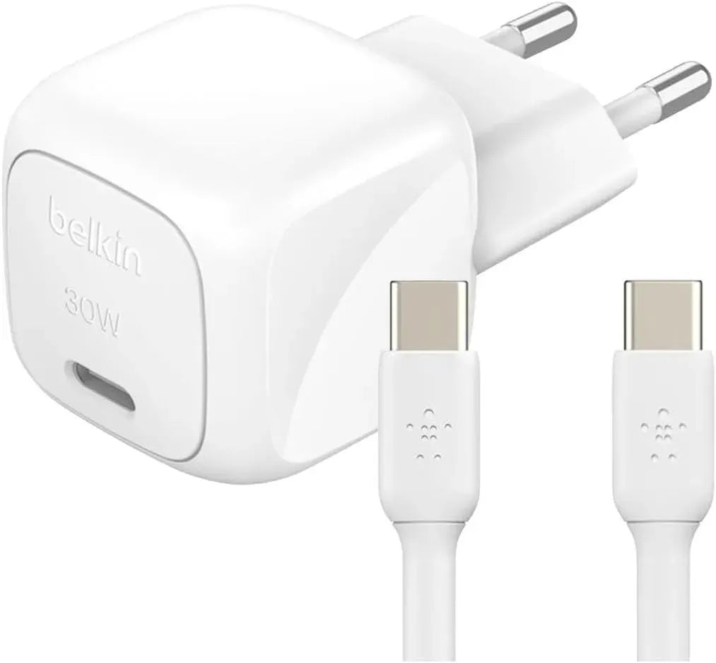 Belkin BoostCharger 30W USB C WallCharger With Cable USB C