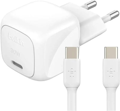 Belkin BoostCharger 30W USB C WallCharger With Cable USB C