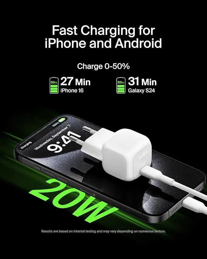 Belkin BoostCharger 20W USB C WallCharger