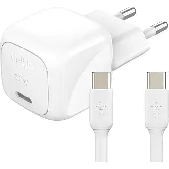 Belkin BoostCharge 45W USB PD Wall Charger & 1M Cable