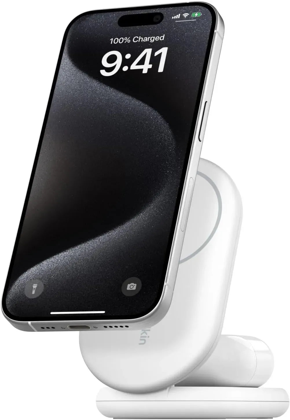 Belkin BoostCharge 2-in-1 Wireless Charging Stand Qi2 15W